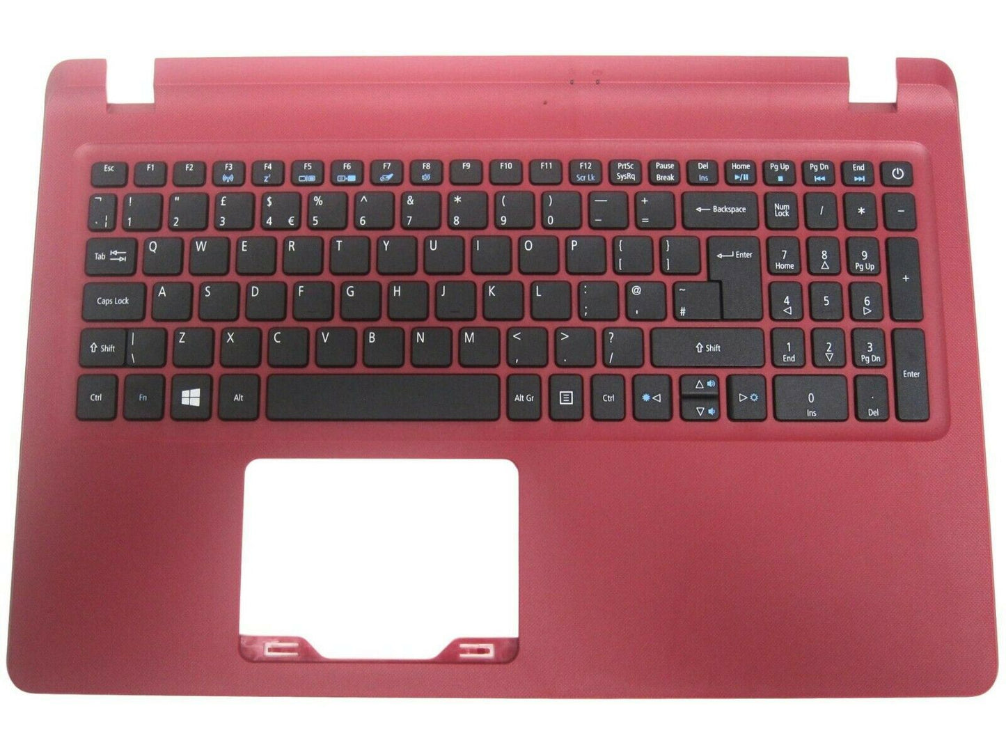 Acer Aspire ES1-523 ES1-533 ES1-572 Handauflagenabdeckung Tastatur UK Rot 6B.GD1N2.009