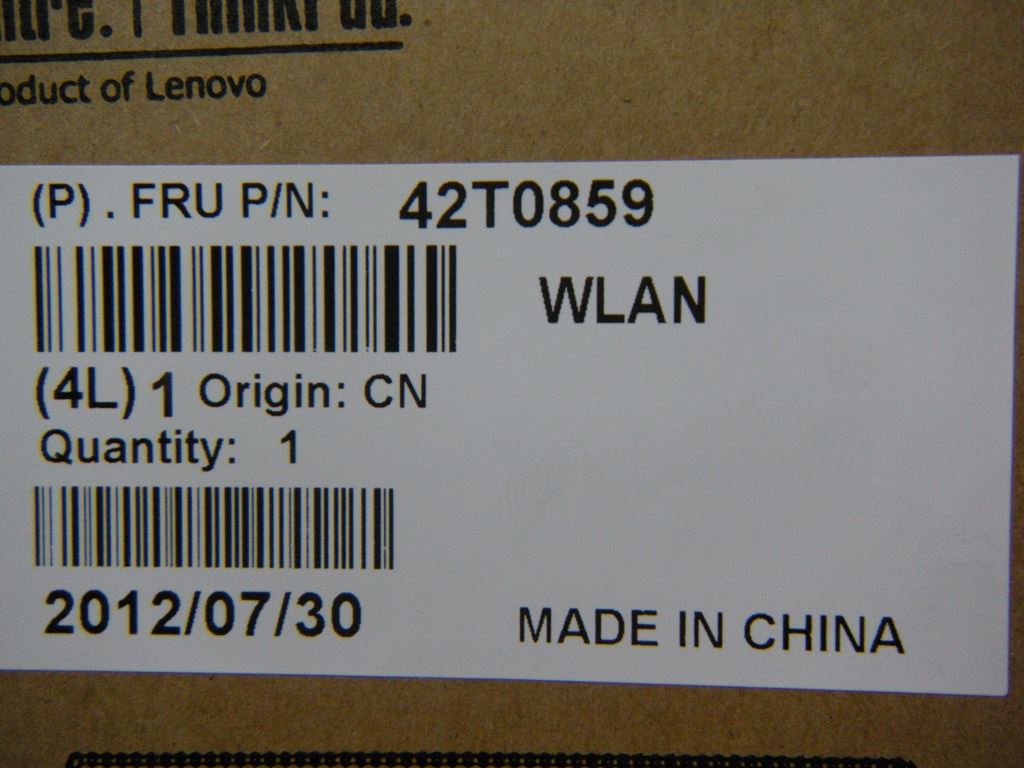Lenovo FRU Golan WiFi WLAN Board 42T0859
