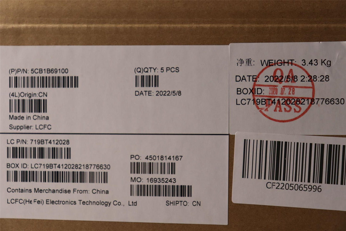 Lenovo Upper CaseASM_PORL82H8NFPABNBL 5CB1B69100