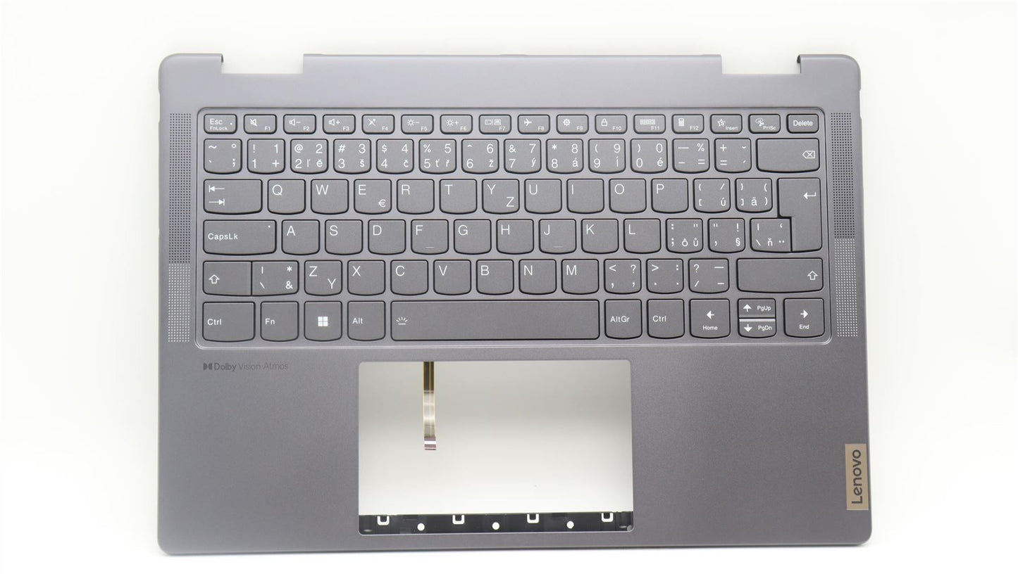 Lenovo Yoga 7 14IRL8 Keyboard Palmrest Top Cover Czech Slovakian 5CB1L40840
