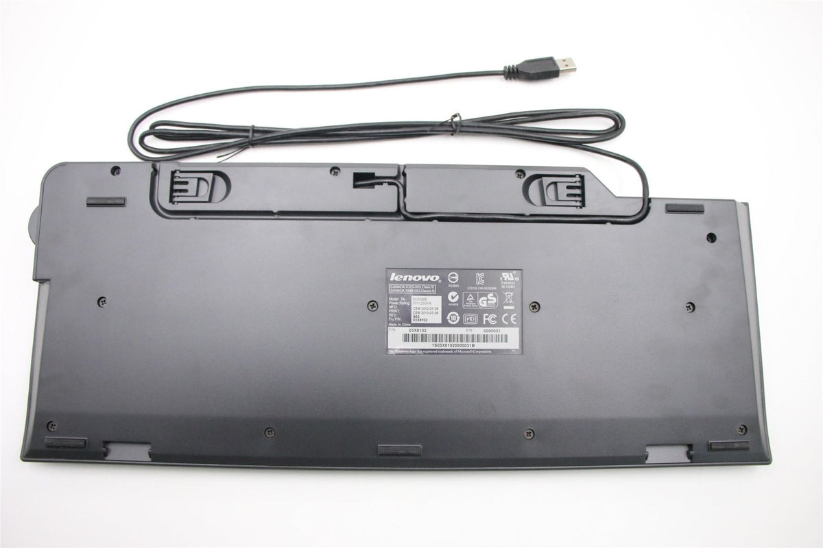 Lenovo USB SmartCard Arabic/French Keyboard 03X8102