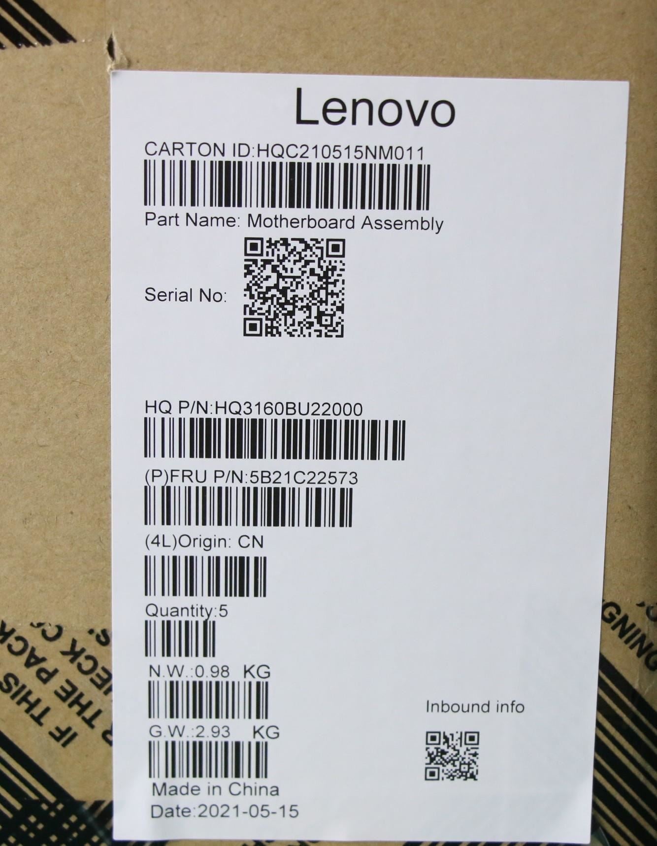Lenovo IdeaPad 5 16ACH6 Motherboard Mainboard UMA AMDR75800H 16G 5B21C22573