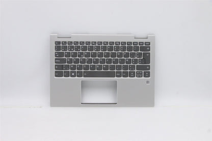 Lenovo 730 13IWL 730 13IKB Keyboard Palmrest Top Cover Belgian Silver 5CB0Q95930