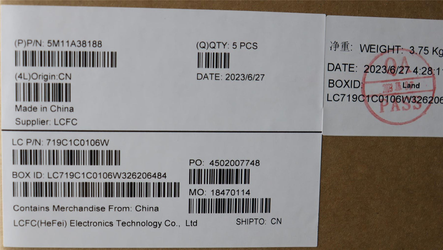 Lenovo MECH_ASM KB C UKR(PMX)PT US BK 5M11A38188