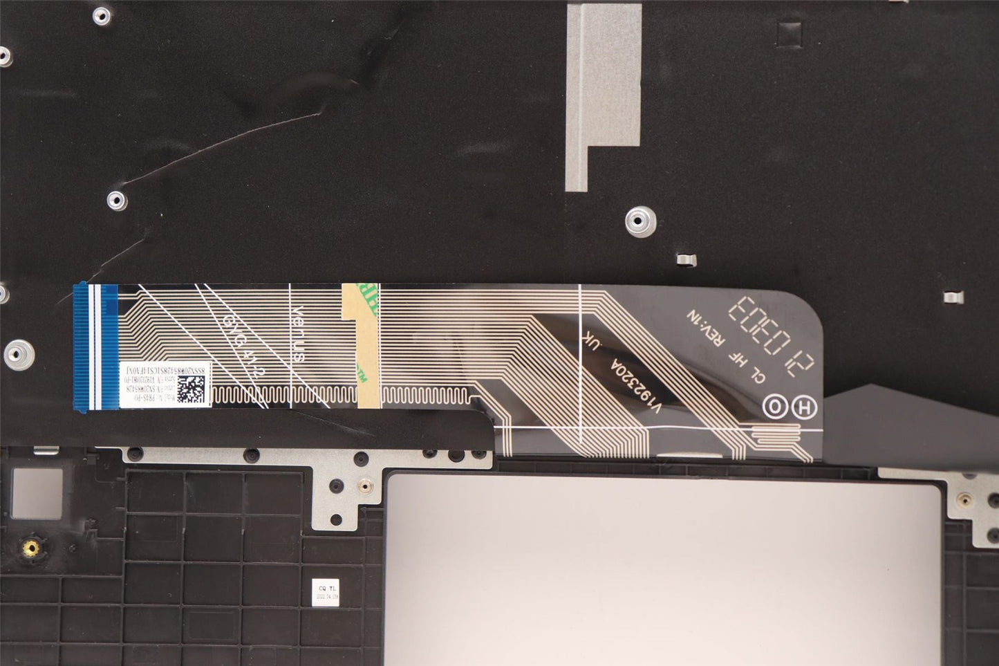 Lenovo IdeaPad 5 14IAU7 Keyboard Palmrest Top Cover Portuguese Grey 5CB1H79915