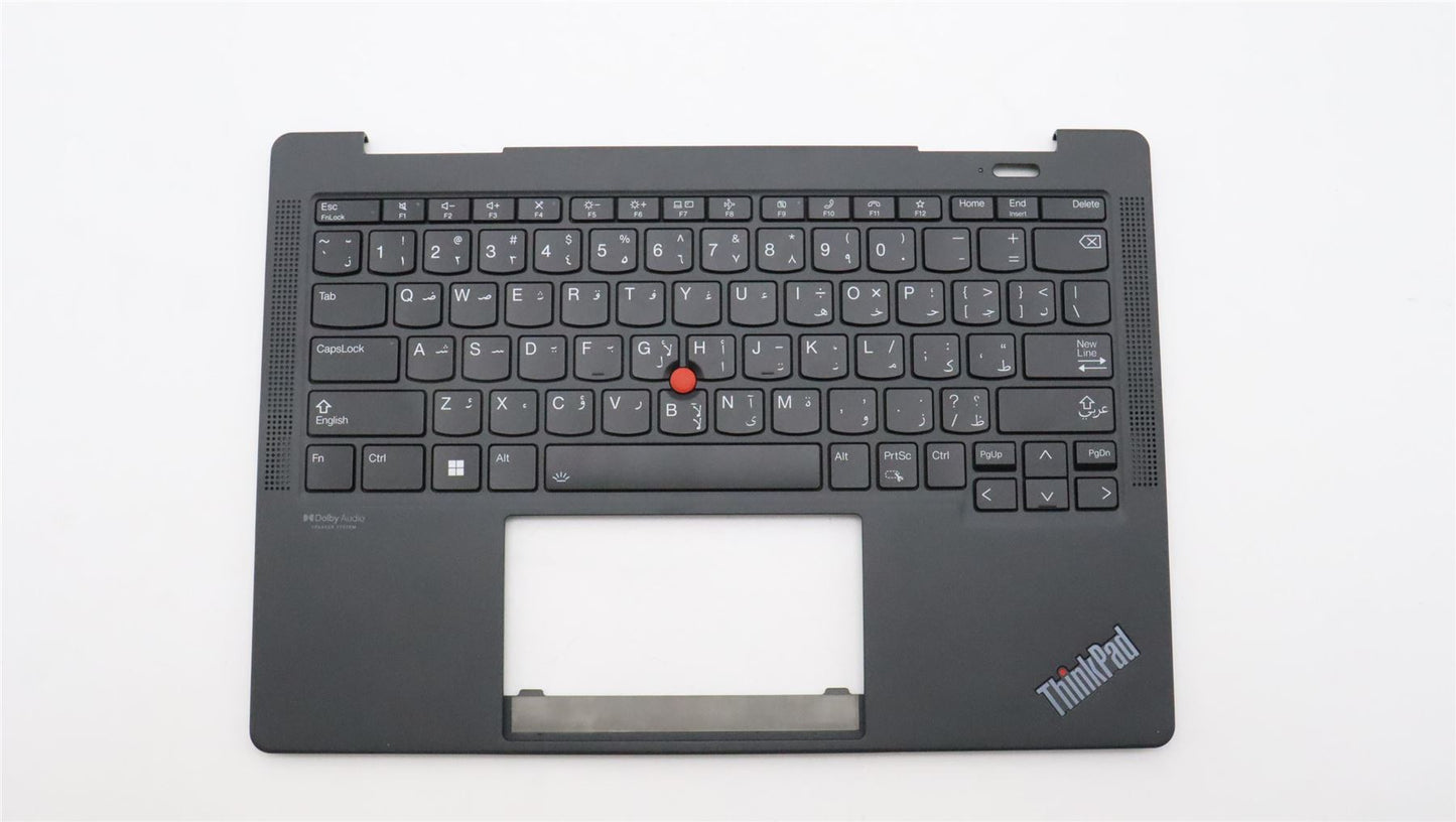 Lenovo ThinkPad X13s Keyboard Palmrest Top Cover Arabic Black 5M11J12797