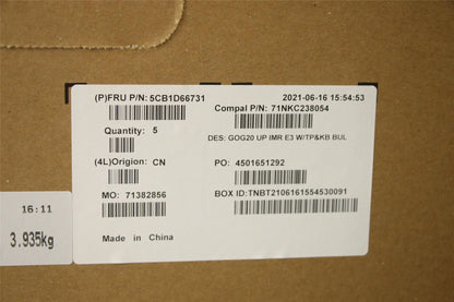 Lenovo IdeaPad 3 15ACH6 Palmrest Cover Touchpad Keyboard Bulgarian 5CB1D66731