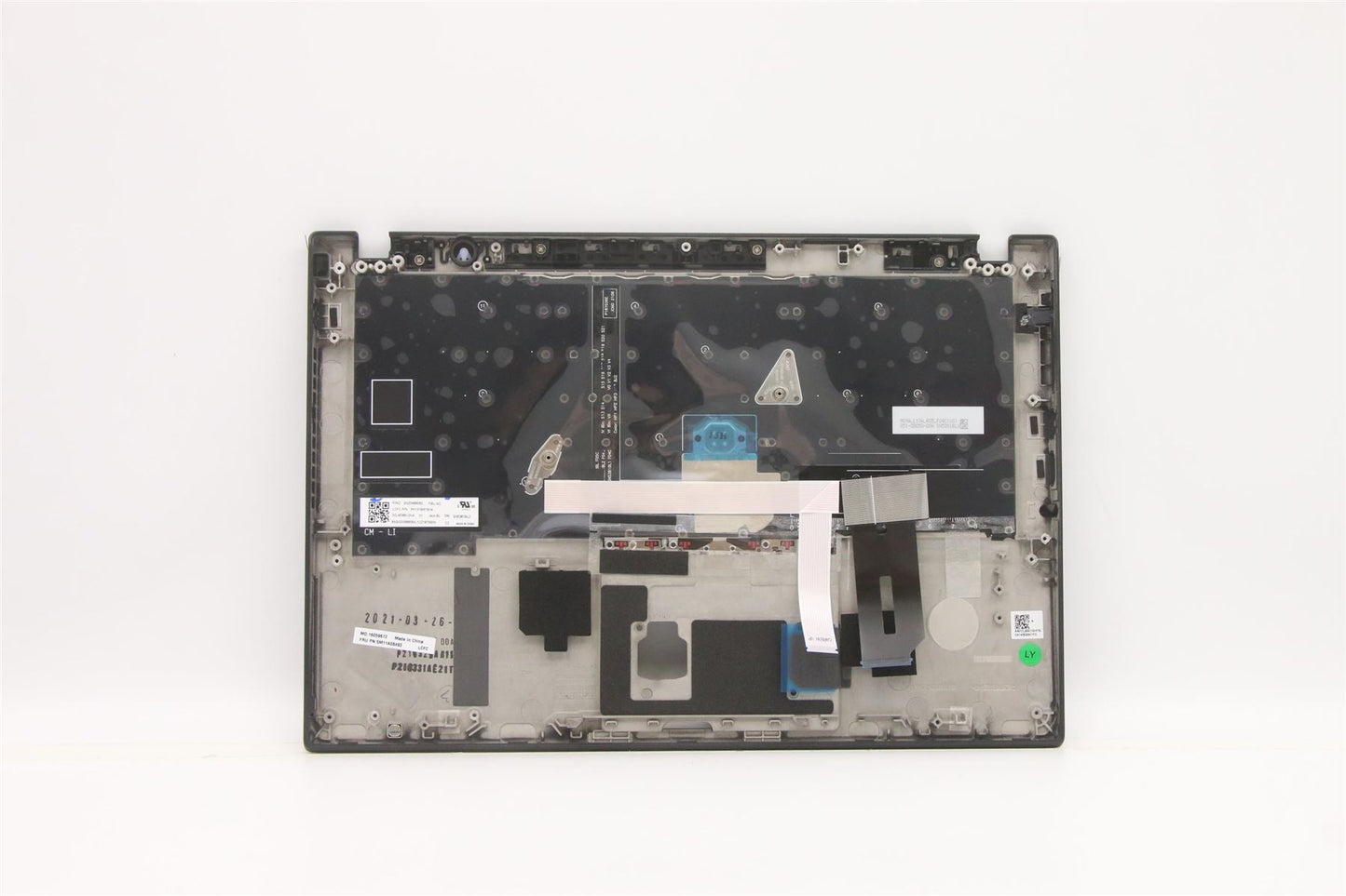 Lenovo ThinkPad T495s Keyboard Palmrest Top Cover Danish Black 5M11A08493