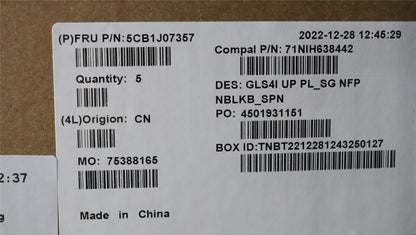 Lenovo UpperCaseASM_SPA C82SD PLSG NFPNBL 5CB1J07357