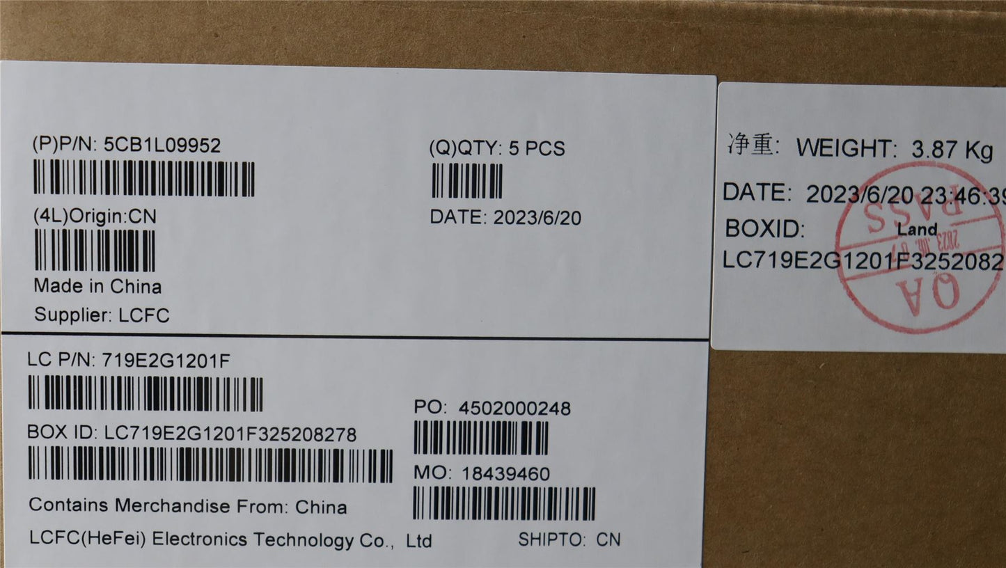 Lenovo Upper Case ASM_SPA L82WQ WH WT WOL 5CB1L09952