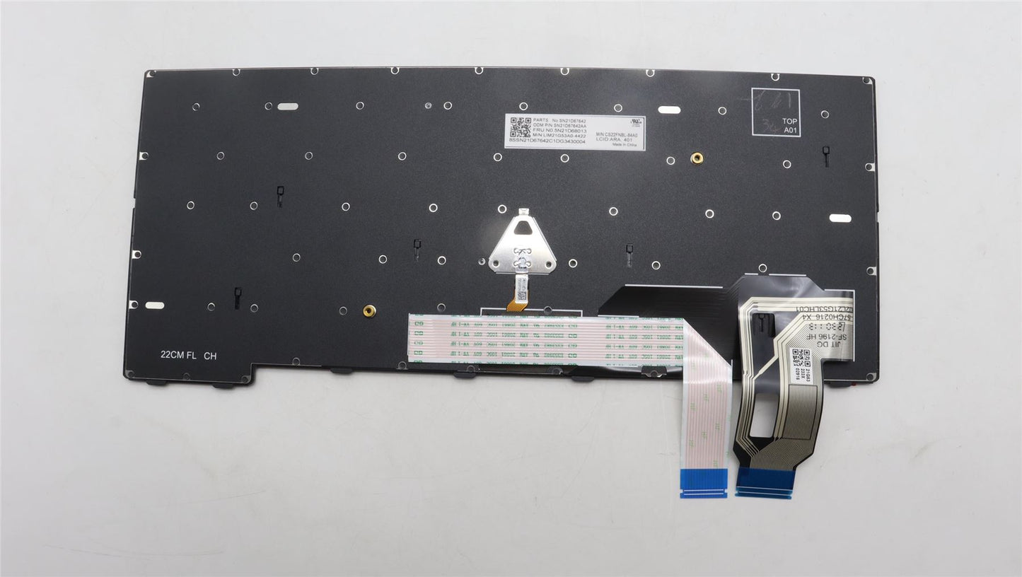 Lenovo ThinkPad T14 Gen 4 T14 Gen 3 P14s Gen 4 P14s Gen 3 Keyboard 5N21D68276