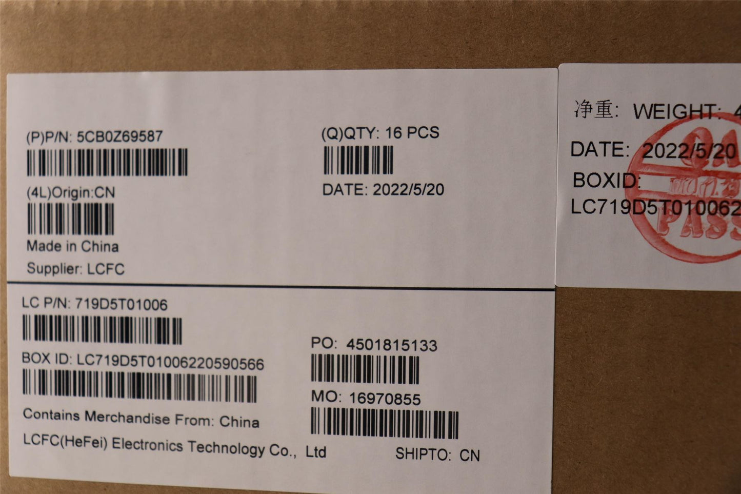 Lenovo FRU P14SG3_D_COV_SWG_WWAN_SUB_ASSY 5CB0Z69587