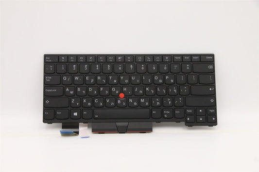 Lenovo ThinkPad L14 Gen 2 L14 s Keyboard Hebrew Black Backlit 5N20W67773