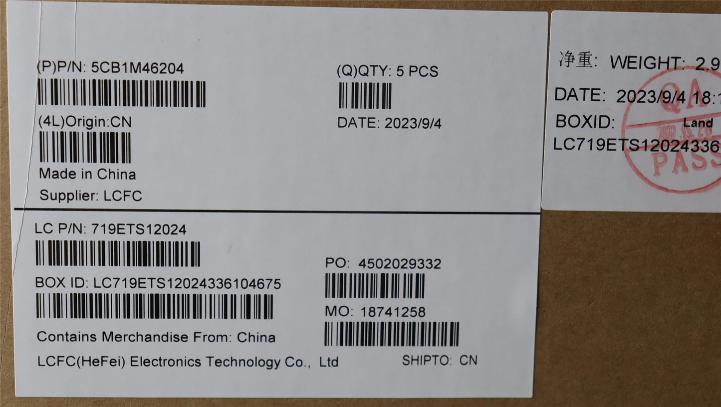 Lenovo IdeaPad 3 14IAH8 Palmrest Cover Touchpad Keyboard Belgian 5CB1M46204