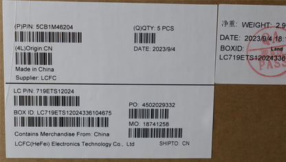 Lenovo IdeaPad 3 14IAH8 Palmrest Cover Touchpad Keyboard Belgian 5CB1M46204