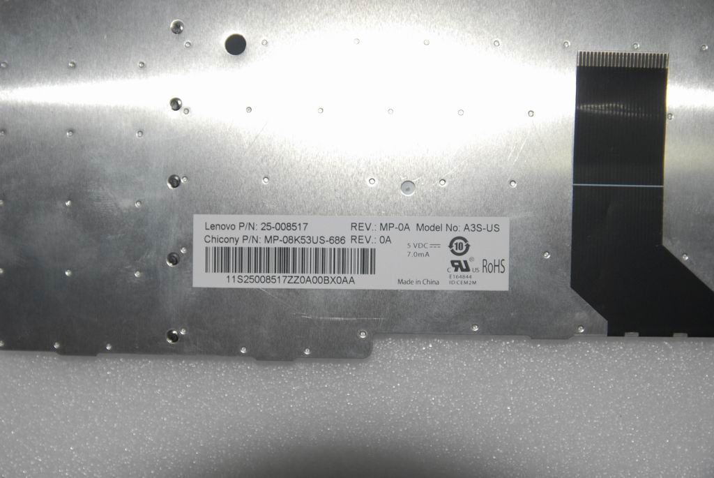 Lenovo CCY A3S 101KEY ORG KBD US English Keyboard 25008517