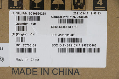 Lenovo IdeaPad 5 14ITL6 5 14ACN6 5 14IAP7 5 14ARH7 I/O FFC Cable 5C10S30228