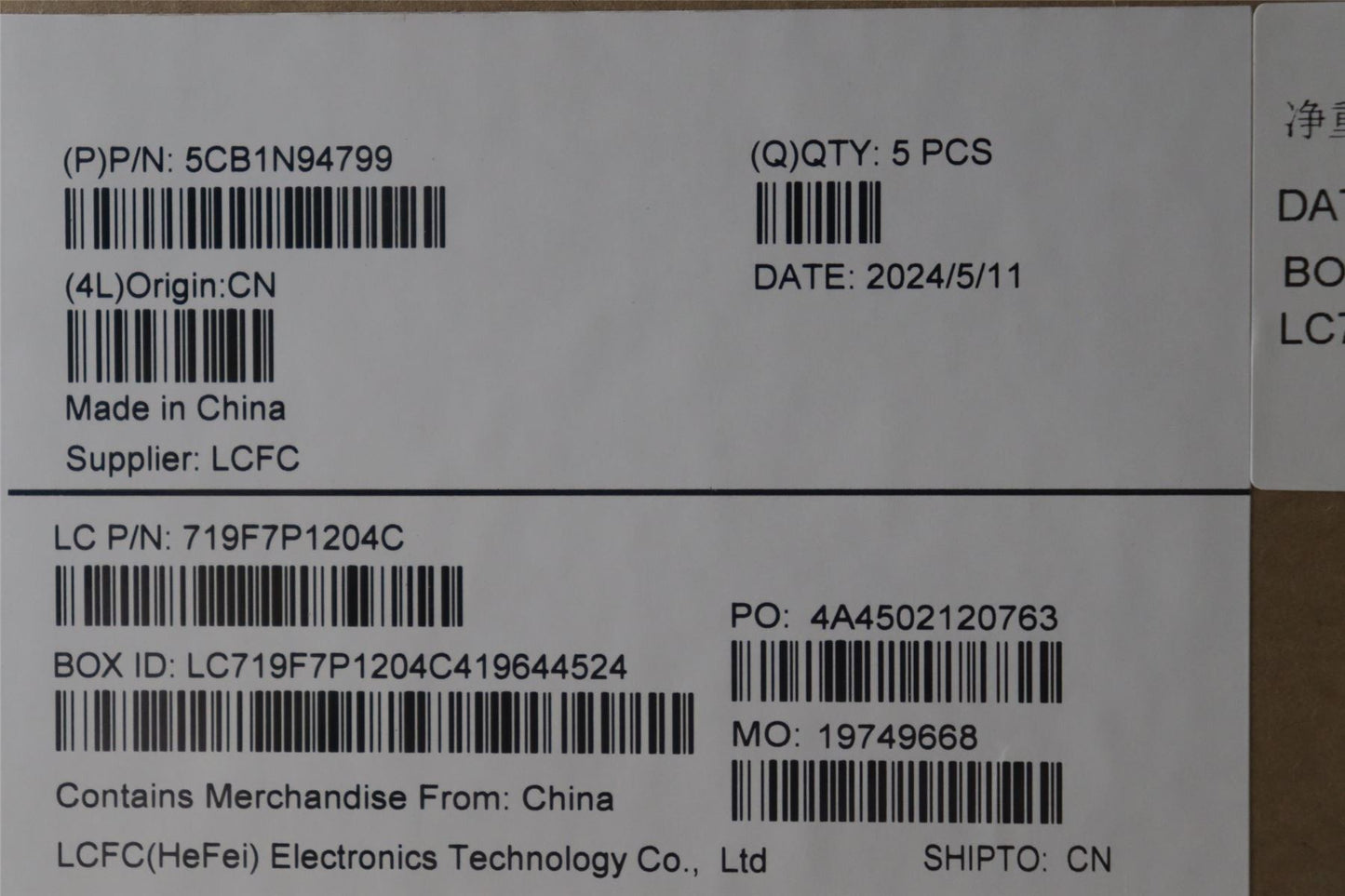 Lenovo Upper Case ASM_ITA L 83E5AG BL 5CB1N94799