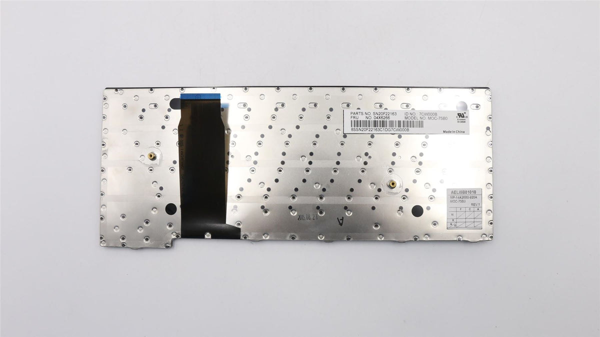 Lenovo MR_CHROME_KBD, BE, CHY Belgian Keyboard 04X6266