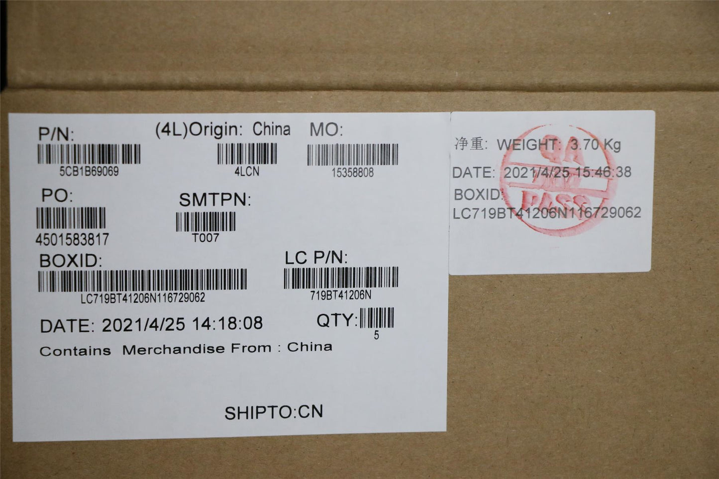 Lenovo IdeaPad 3-15ITL6 3-15ALC6 Clavier Palmrest Top Cover Bleu 5CB1B69069