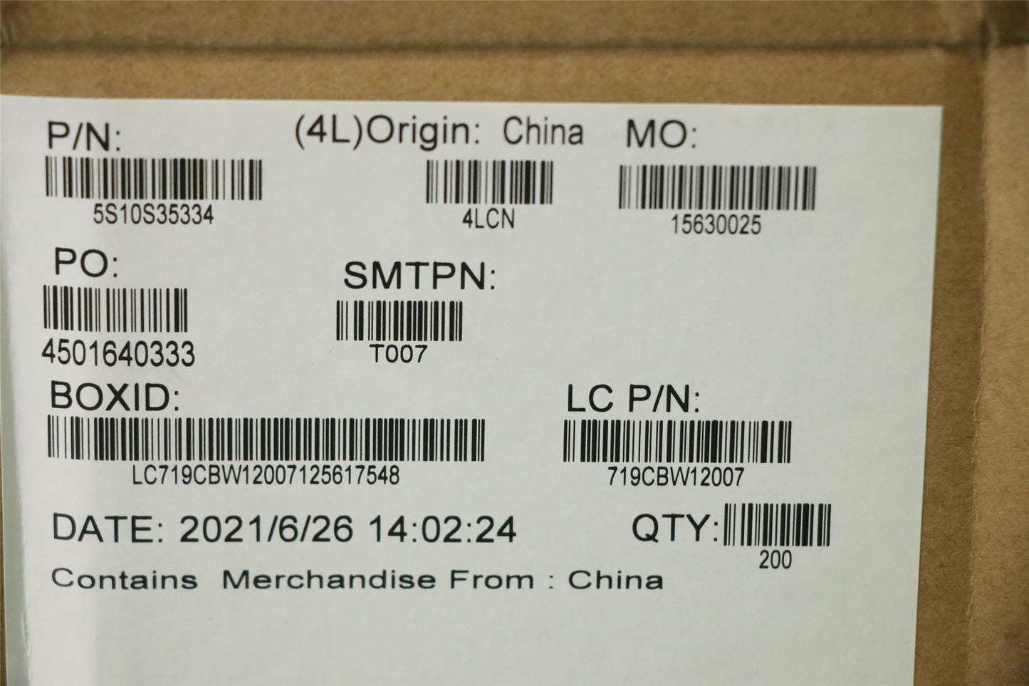 Lenovo SCREW Screw L 82M7M2.0D5.5LK3.5D0.8T 5S10S35334