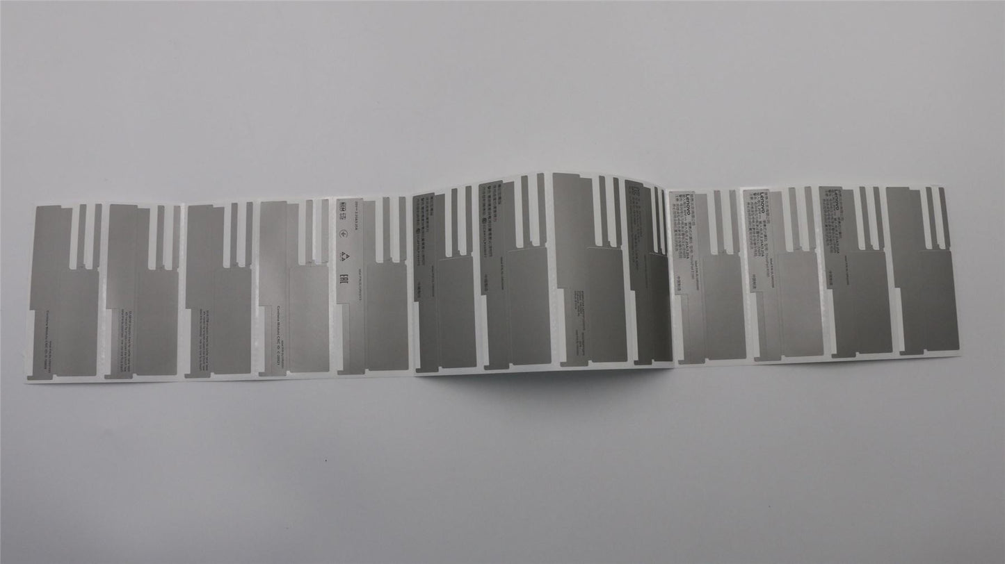 Lenovo LABEL Jinn2 FRU GEO LABEL KIT, Silver 02DL902