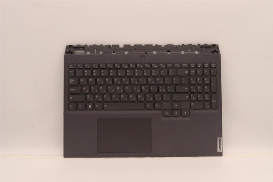 Lenovo 5 16ARH7H Palmrest Cover Touchpad Keyboard Hebrew Storm Grey 5CB1H70910