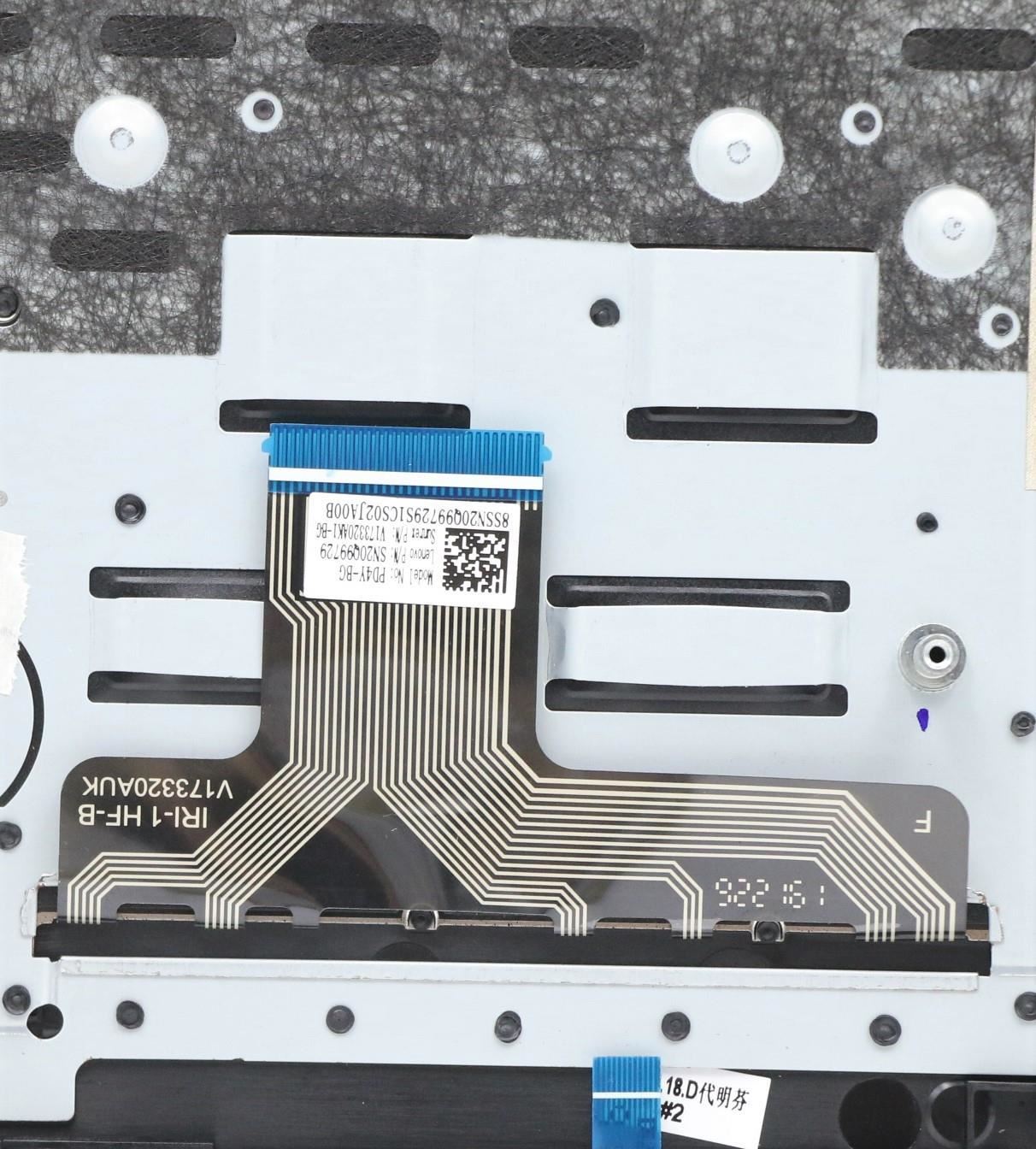 Lenovo Upper Case C 81HE BK W/TPKB BL BU 5CB0S16446