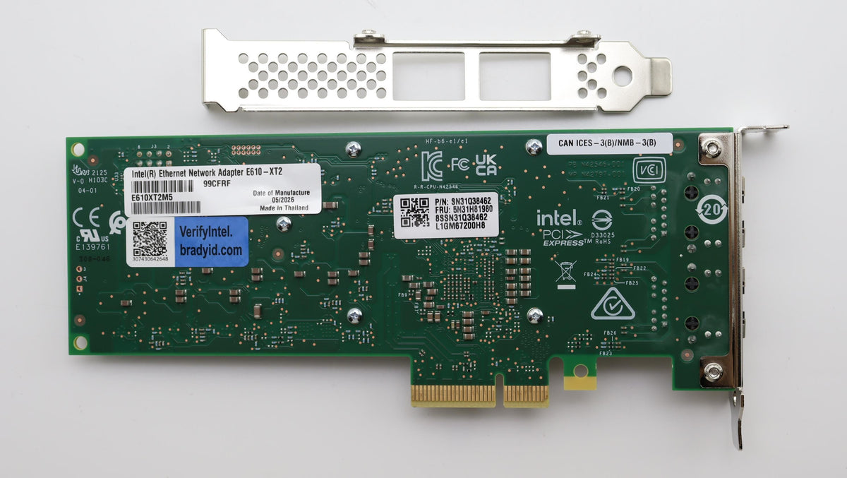 Lenovo NETWRK_CRD E610-XT2 Dual Ports 10G Intel Board 5N31H81980