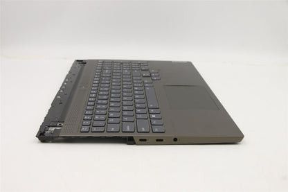 Lenovo Legion C7 15IMH05 Palmrest Cover Touchpad Keyboard US Green 5CB0Z32912