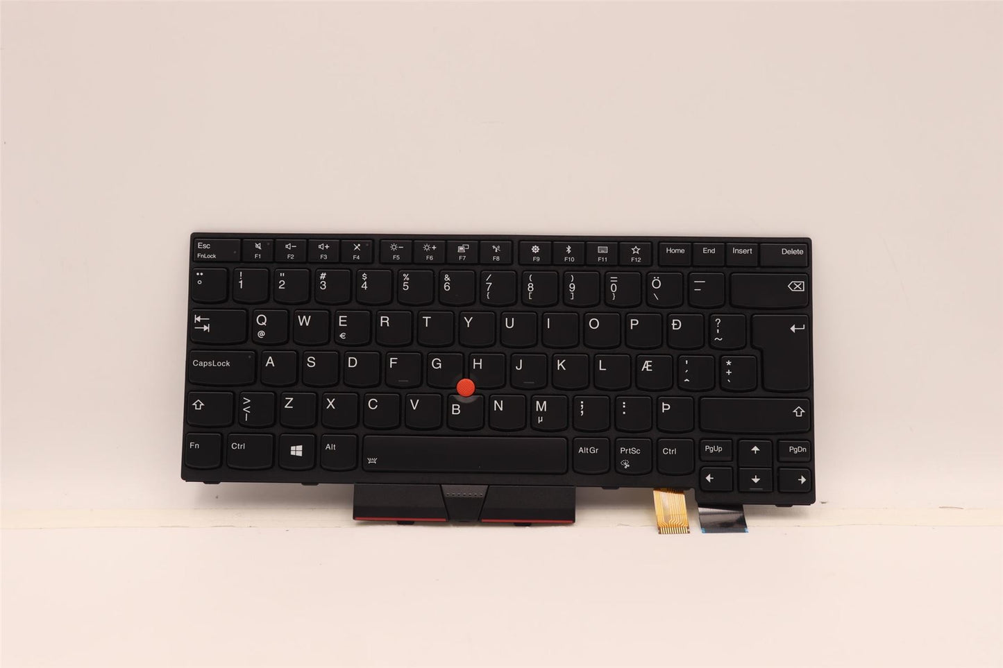 Lenovo ThinkPad T480 A485 Keyboard Icelandic Black Backlit 01HX435