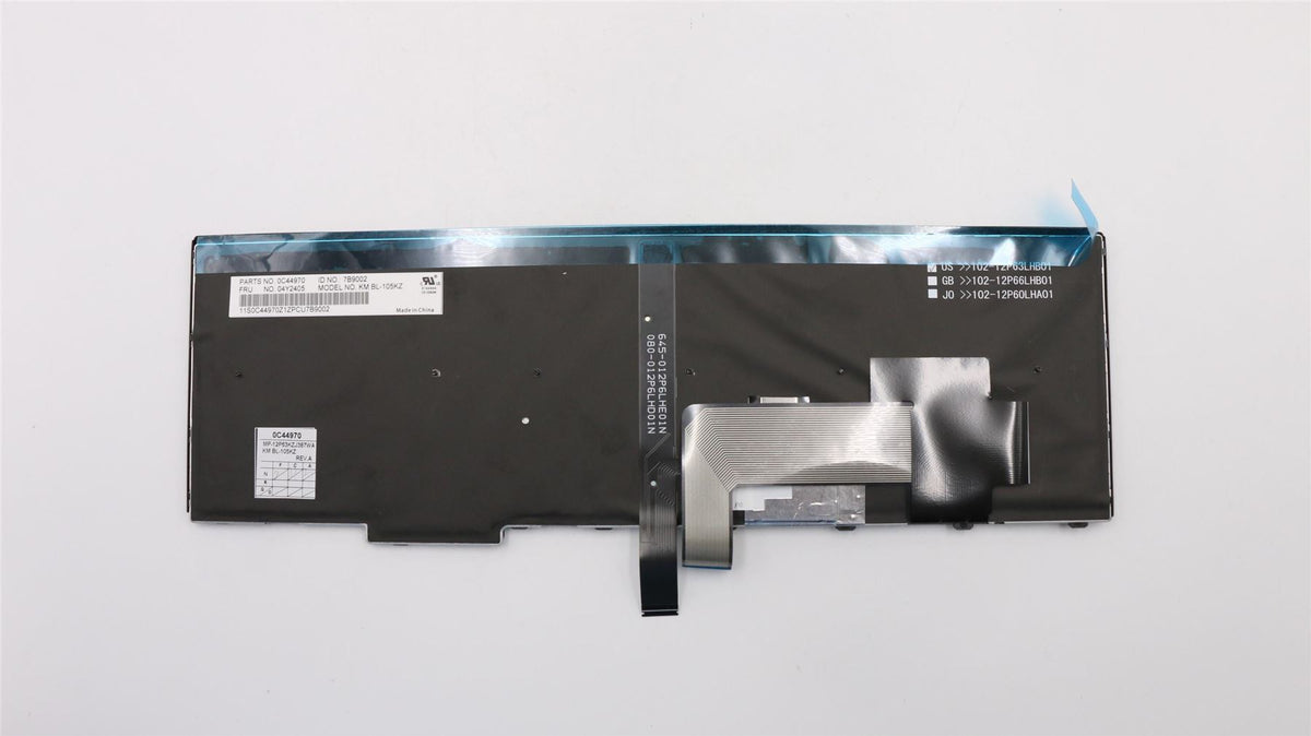 Lenovo CS13KM, KZ, CHY, Backlit Kazakh Keyboard 04Y2405