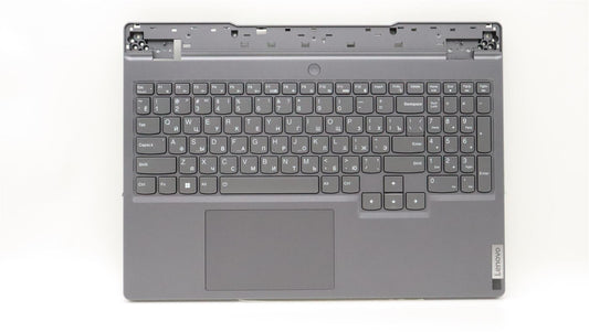 Lenovo 5 15IAH7H Palmrest Cover Touchpad Keyboard Russian Storm Grey 5CB1F39087
