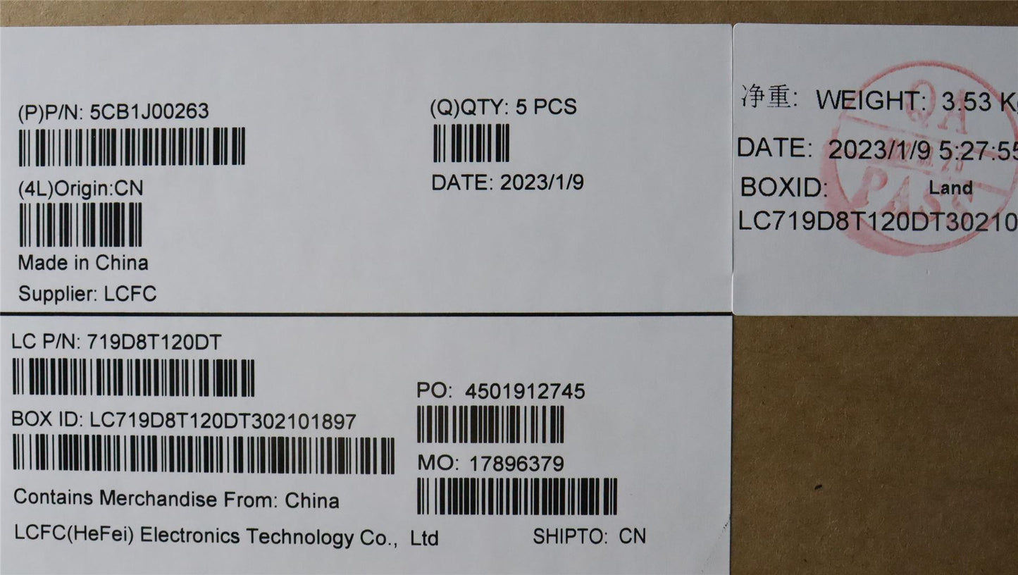 Lenovo Upper Case ASM_ITAL82SFFP_AB_BL_PC 5CB1J00263