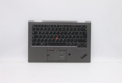 Lenovo ThinkPad X1 5th Gen Keyboard Palmrest Top Cover Spanish LA 5M10Z37110