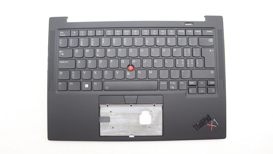 Lenovo Carbon X1 11th Keyboard Palmrest Top Cover Swiss Black Backlit 5M11H62850