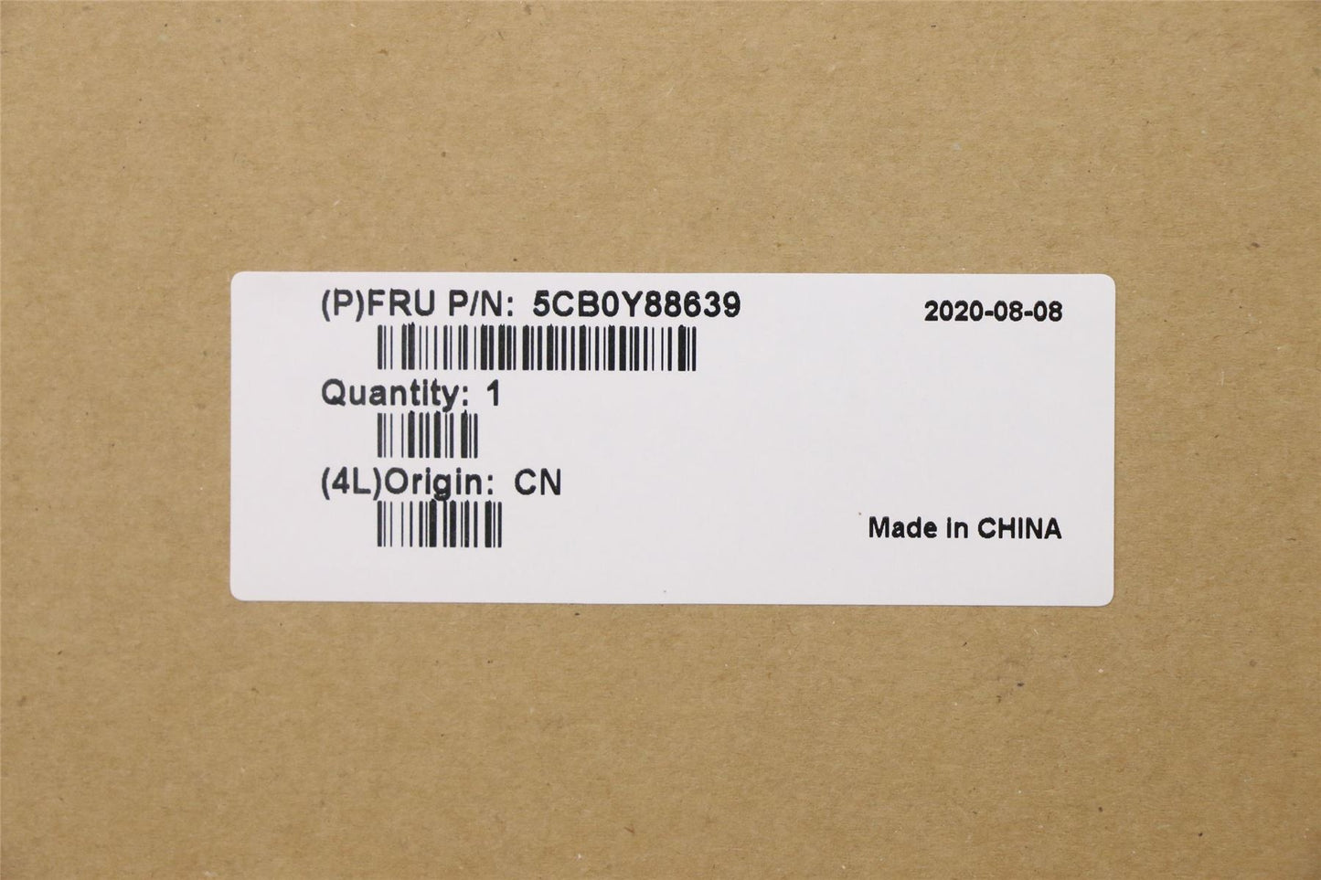 Lenovo Upper C81YH PL_SIL FP BLKB_T-CH 5CB0Y88639