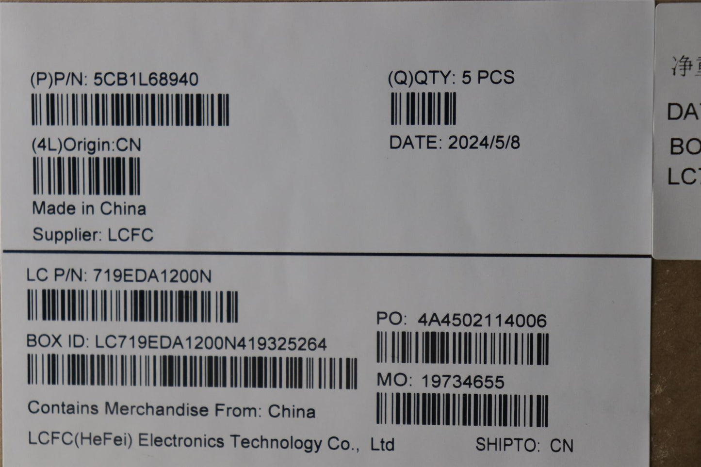 Lenovo ThinkBook 16p G4 IRH Palmrest Cover Touchpad Keyboard Backlit 5CB1L68940