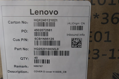 Lenovo D cover H 83DS_CB 5CB1N95125