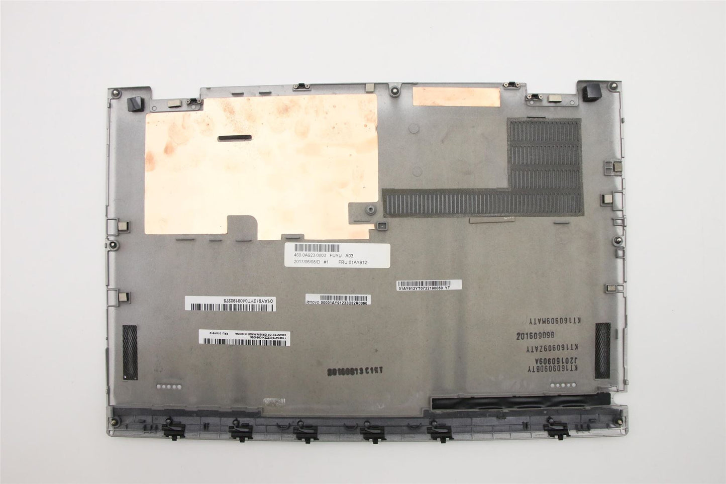 Lenovo Yoga X1 2nd Bottom Base Untere Abdeckung Silber 01AY912