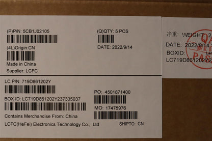 Lenovo Upper Case ASM_POR L82QE FPSG 5CB1J02105