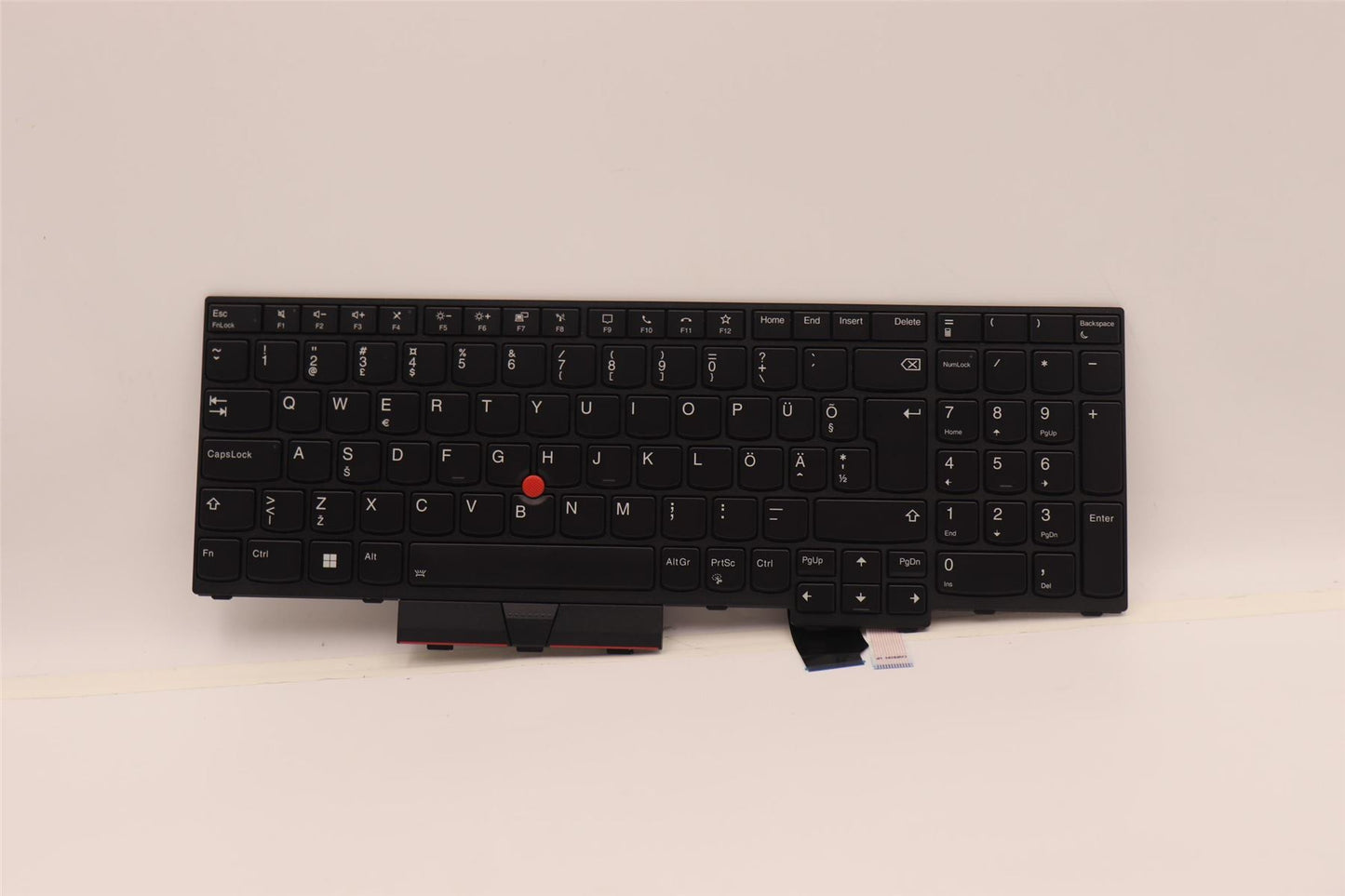 Lenovo ThinkPad T15g Gen 2 P15 Gen 2 s Keyboard Spanish Black 5N21B44397