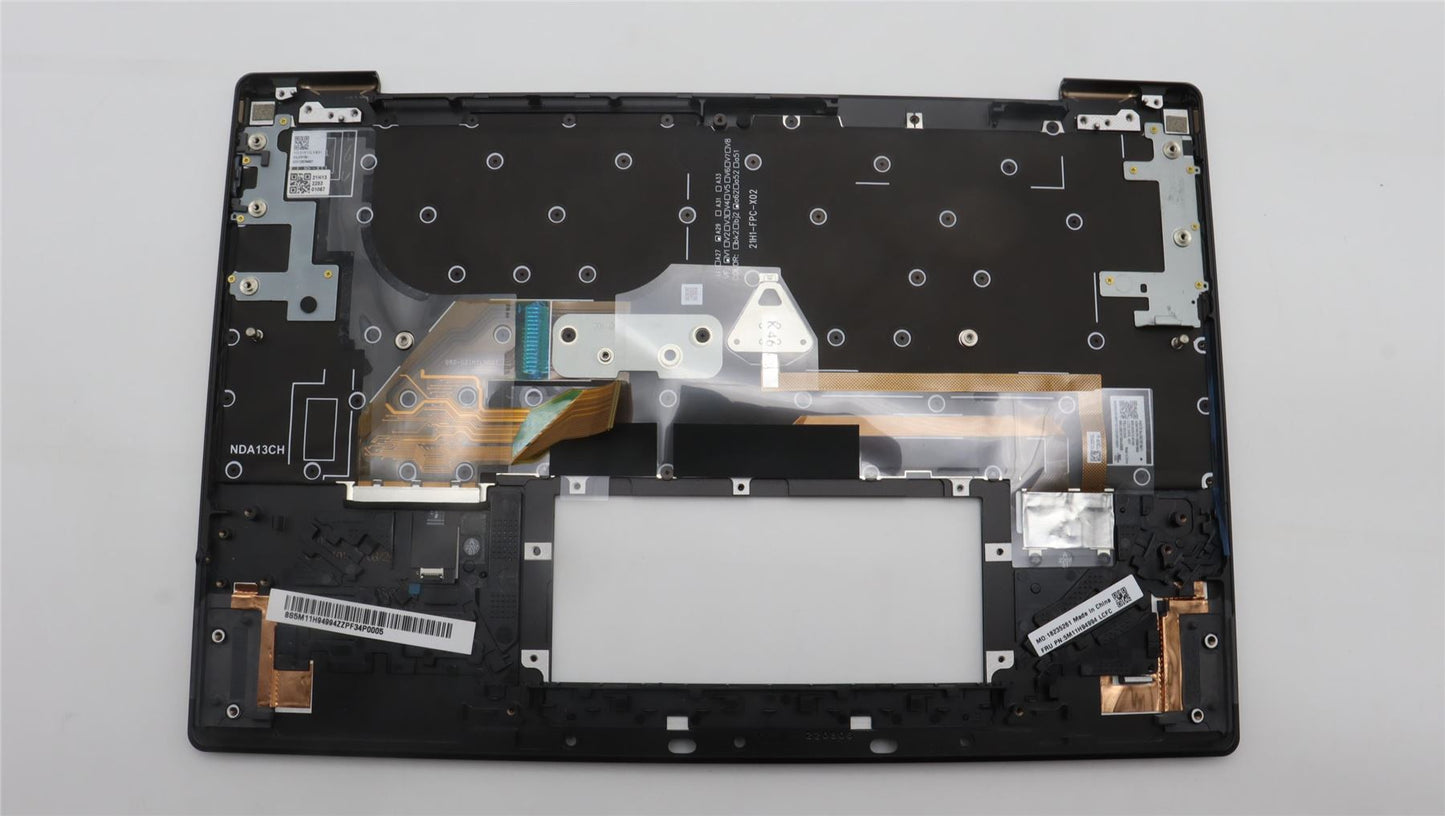 Lenovo ThinkPad Z13 Gen 1 Keyboard Palmrest Top Cover Arabic Backlit 5M11H94994
