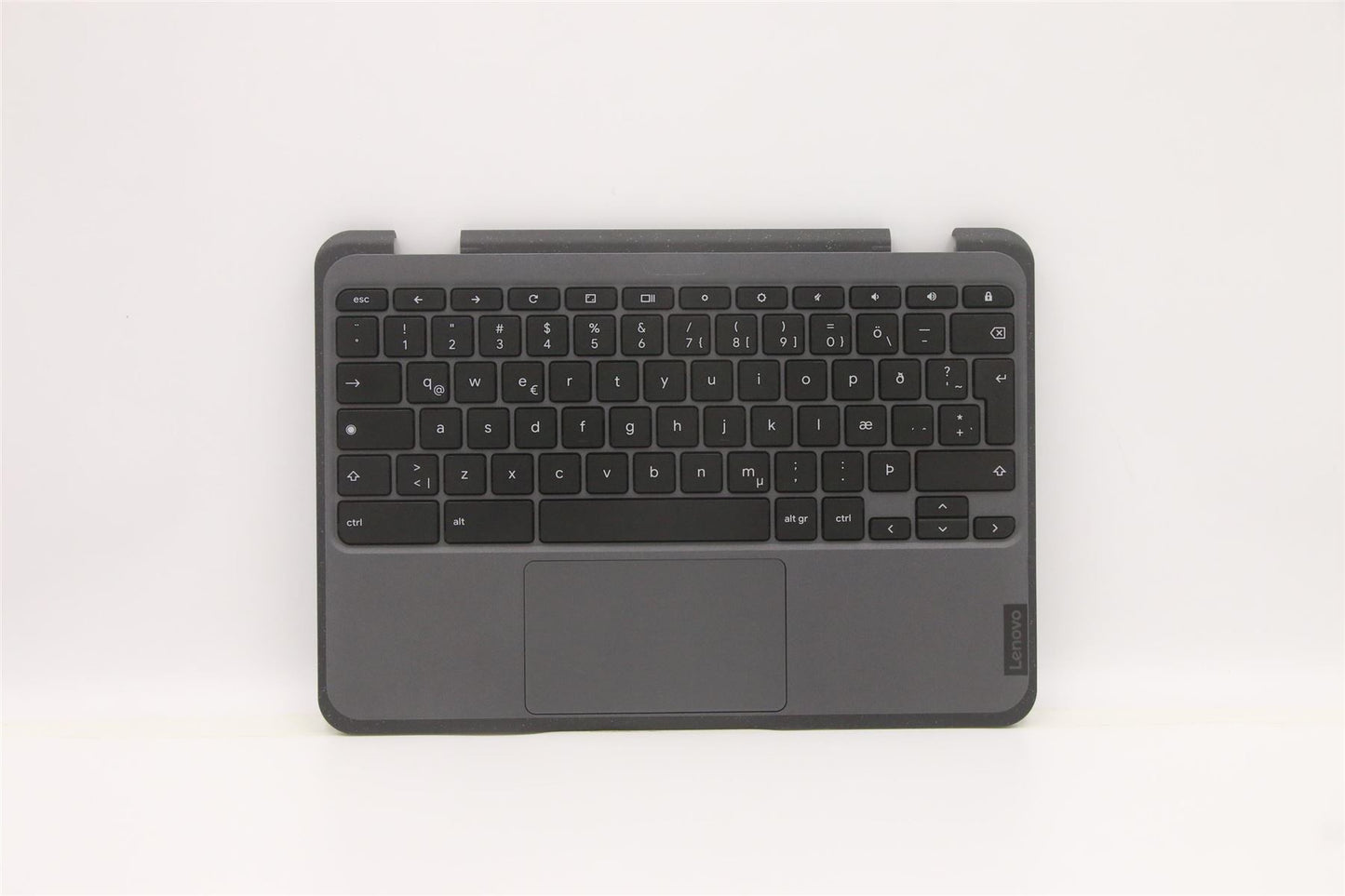 Lenovo Chromebook 300e Gen 3 Palmrest Touchpad Cover Keyboard Grey 5M11C94817