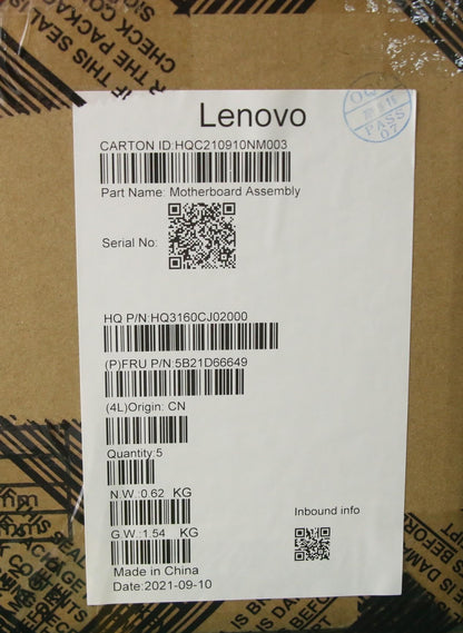 Lenovo Chromebook 15IJL6 Motherboard Mainboard UMA 4GB 5B21D66649