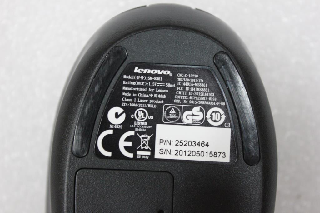 Lenovo IdeaCentre 610S-02ISH 510S-08ISH Desktop Wireless Mouse Black 90200724