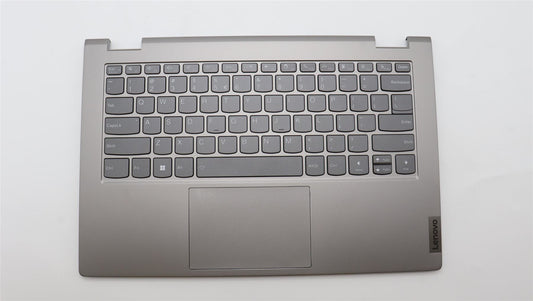 Lenovo ThinkBook 14s G3 IRU Palmrest Cover Touchpad Keyboard Grey 5CB1L43727
