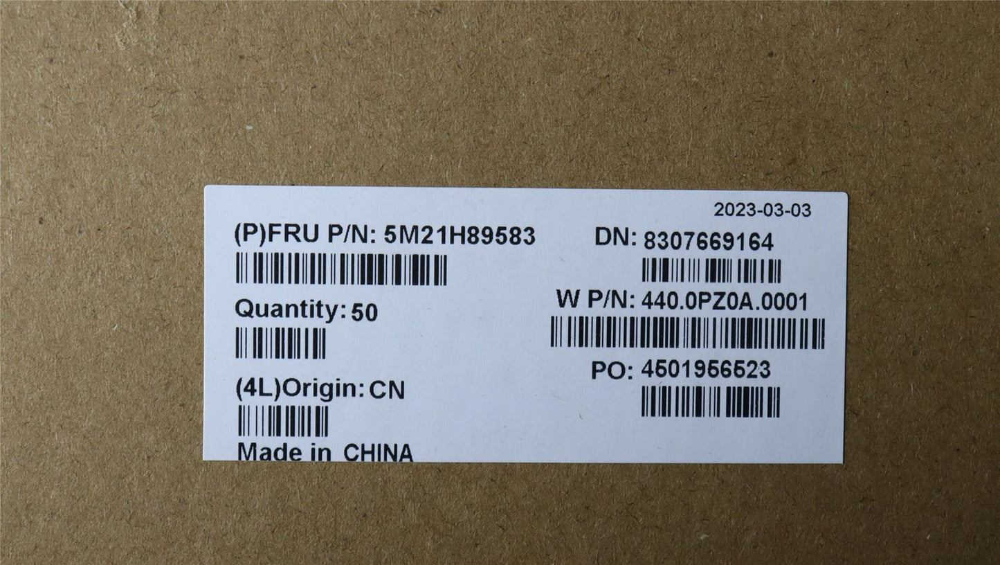 Lenovo MECHANICAL FRU Al-foil, RGB-CAMERA,Golem 5M21H89583