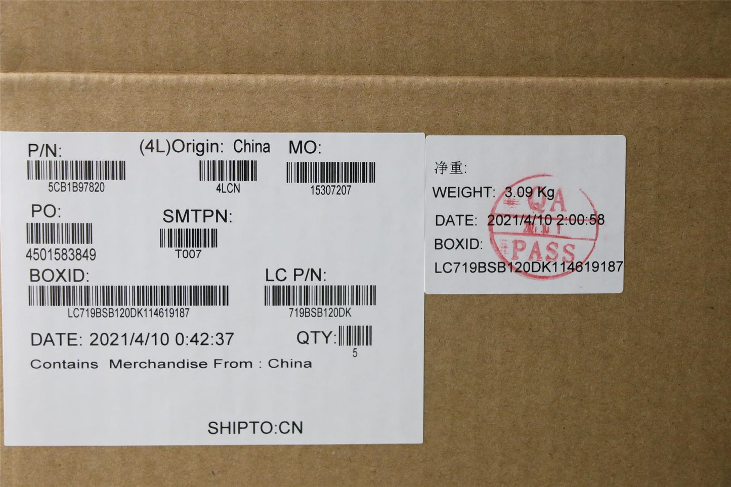 Lenovo Upper Case ASM_UKE L82H7 AG FP BLD 5CB1B97820
