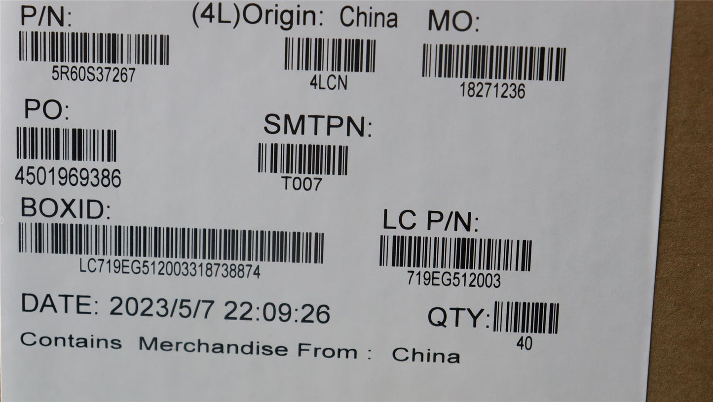 Lenovo RUBBER RUBBER L82YQ TOF 5R60S37267
